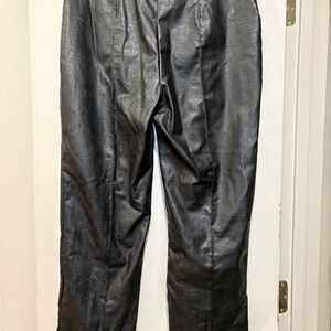 Princess Polly Black Straight Leg Pants